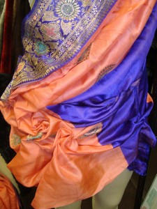 sari drape 1 zoom on detail