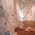 "Philosophy on the Way to Ecology"  Installation of Prints and Handmade Papers