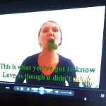 "ZAZAZA" A karaoke video created for the event